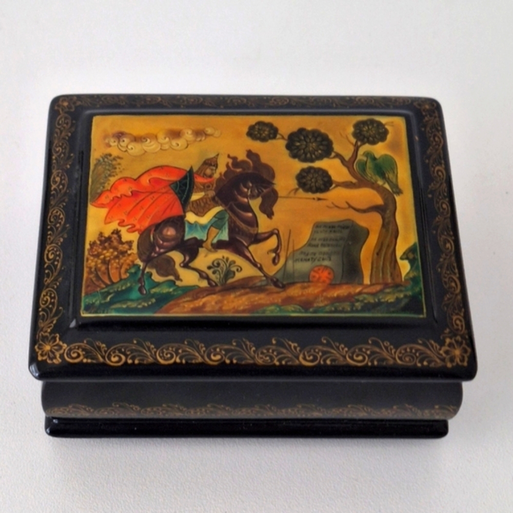 Vintage Russian lacquer box